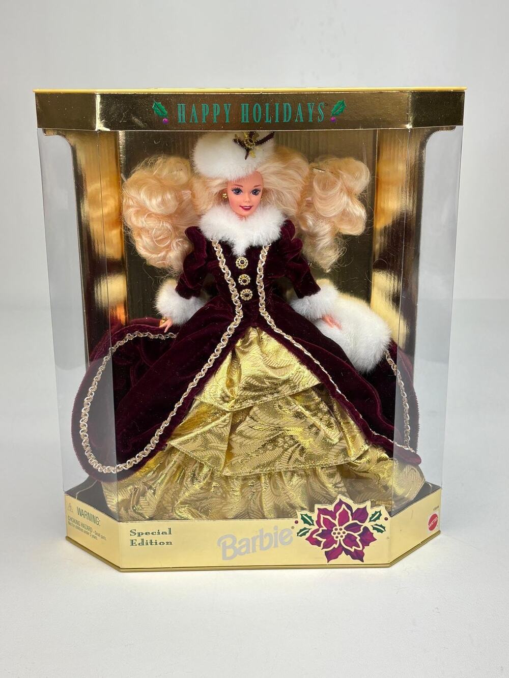 1996 Mattel Happy Holidays Barbie Doll Special Edition 15646 NEW NRFB